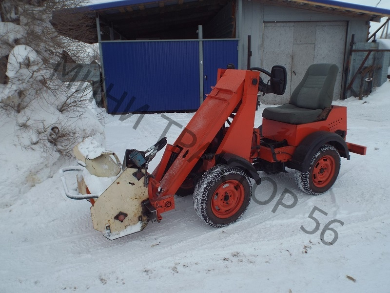 Минитрактор и снегоотбрасыватель крепыш трактор купить