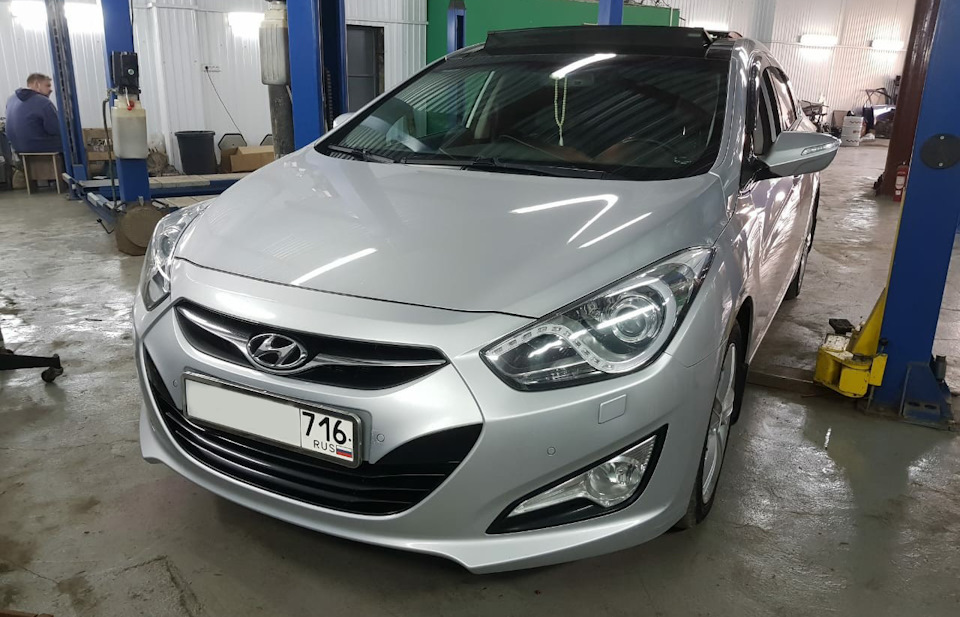 Hyundai i40 2.0. Чип тюнинг, удаление катализатора, установка ...