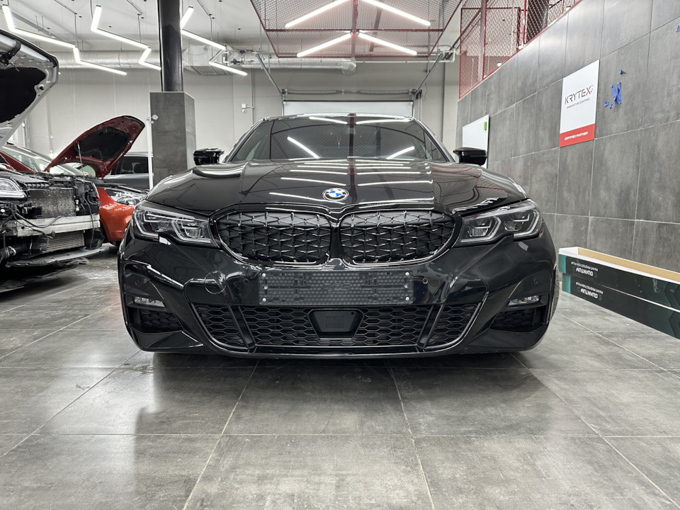 Замена решетки от 340-ой — BMW 3 series (G20), 2 л, 2021 года ...