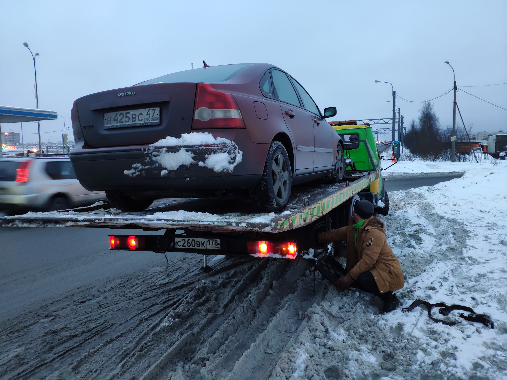 О поломке на трассе — Volvo S40 (2G), 2,4 л, 2004 года | визит на сервис |  DRIVE2