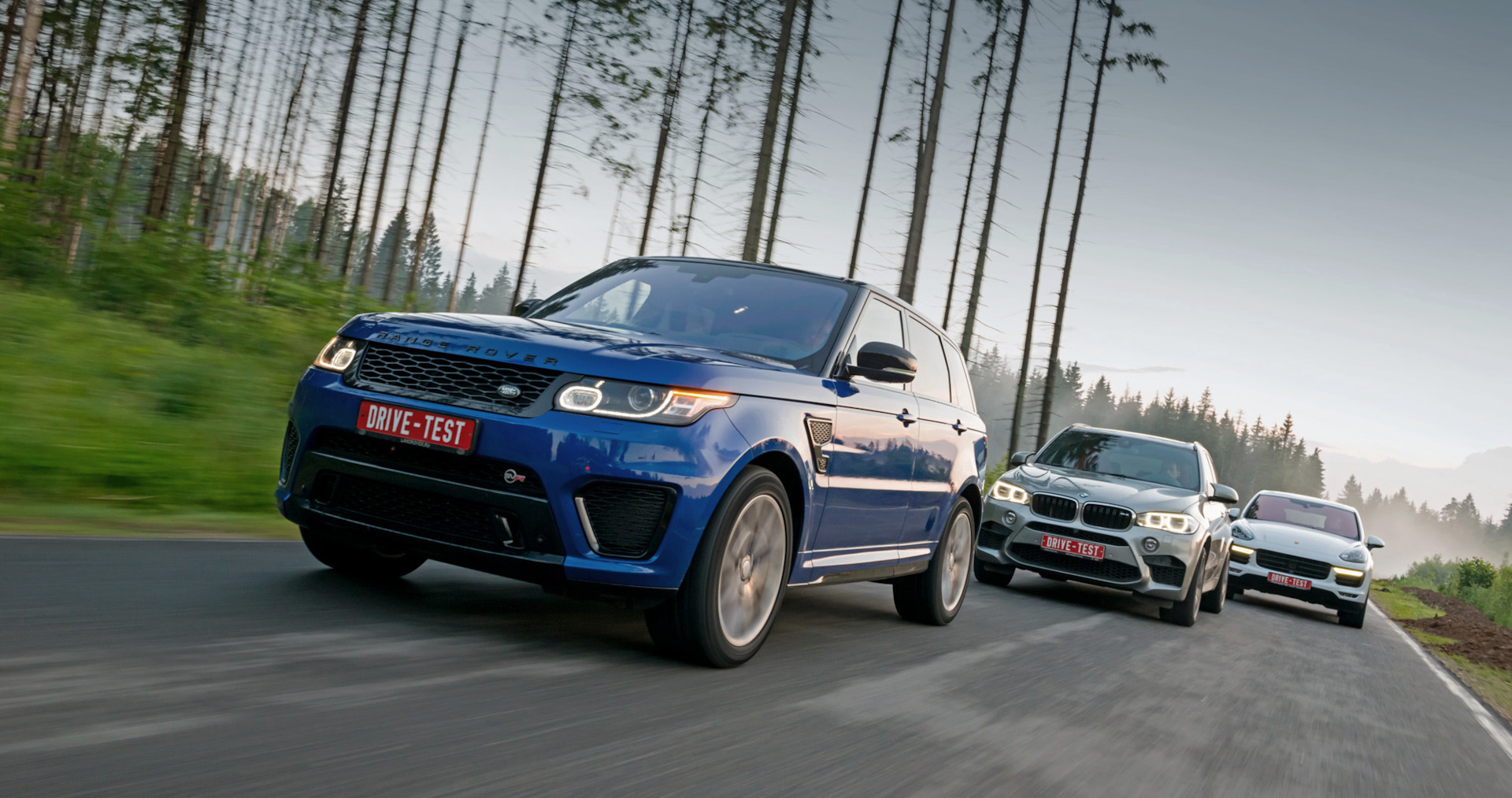 Зову Porsche Cayenne рассудить BMW X5 M и Range Rover Sport SVR —  «Тест-драйвы» на DRIVE2