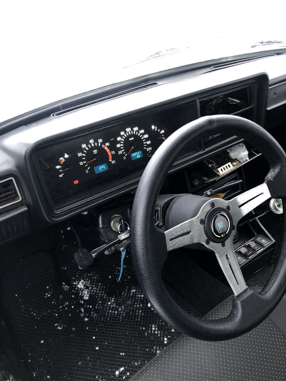 Щиток приборов 2115 на ваз 2107 и Пересвет — Lada 21070, 1,5 л, 2006 ...