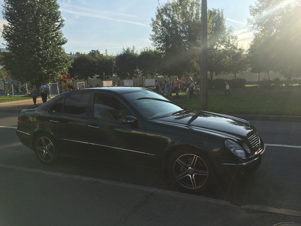 Небольшая гордость — Mercedes-Benz E-class (W211), 3,2 л, 2004 года ...