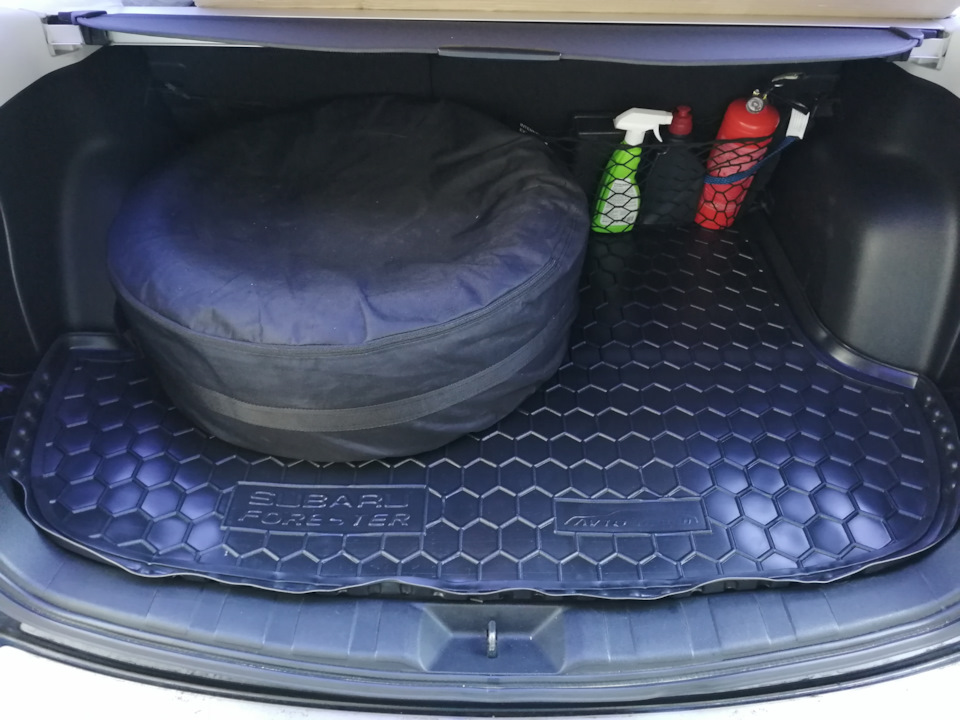 "Корыто" в багажник. — Subaru Forester (SH), 2,5 л, 2008 года ...