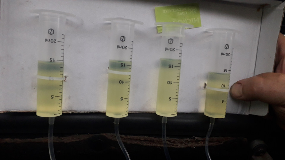 Проверка форсунок на слив в обратку — Citroen Grand C4 Picasso (1G), 1 ...