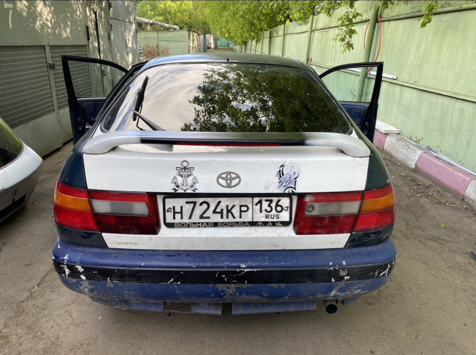Покраска бампера — Toyota Carina E, 1,8 л, 1997 года | кузовной ремонт ...