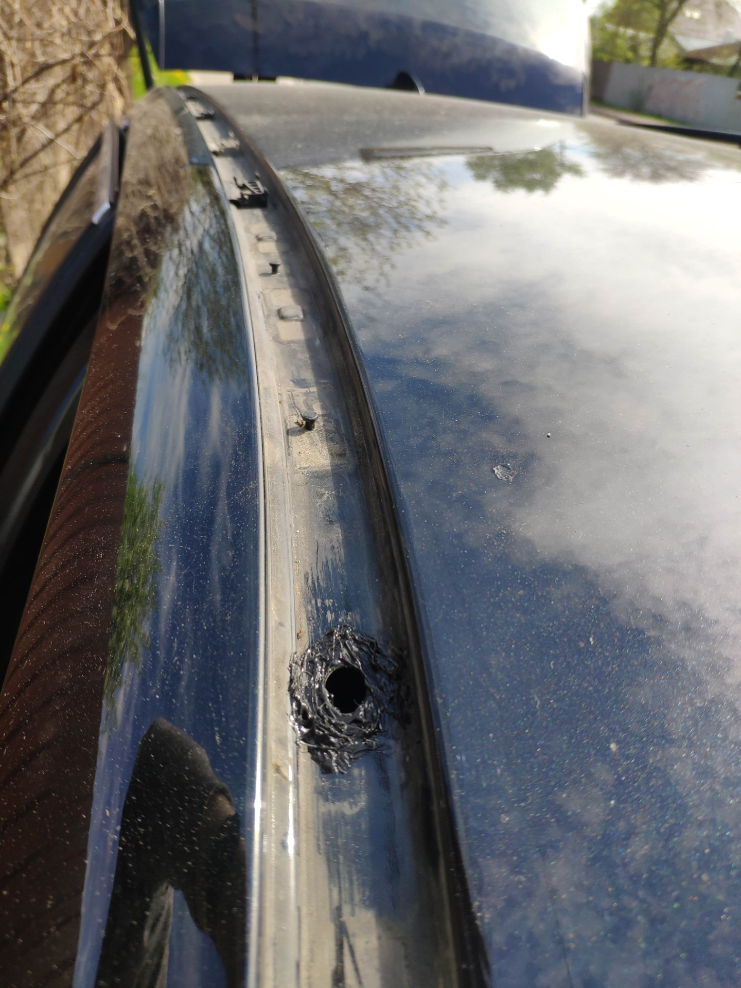 Установка рейлингов на крышу e61 — BMW 5 series Touring (E61), 2,5 л ...