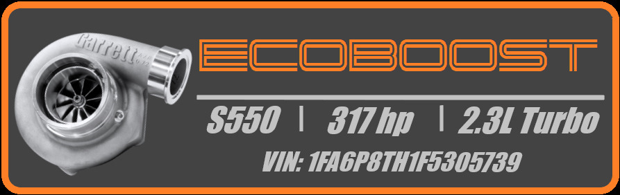 2.3L ECOBOOST ⬇️ — Ford Mustang (6G). Запчасти на фото: 55S01