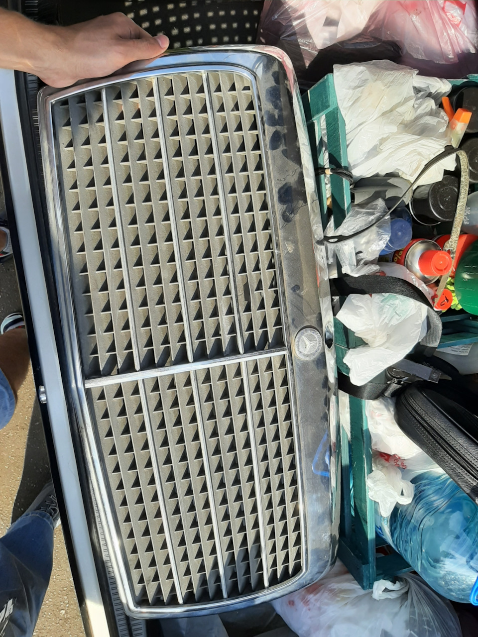 Решетка радиатора — Mercedes-Benz E-Class (W124), 2,6 л, 1991 года ...