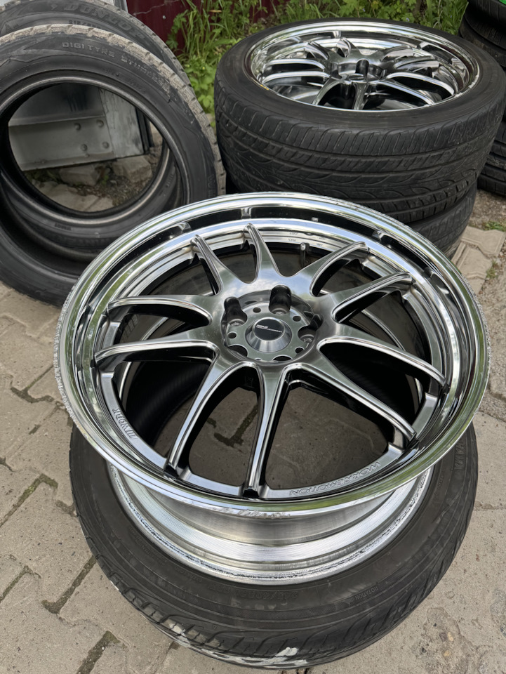 Шины летние Goodride 245/50 R20, кованые диски Work 9Jx20 ET38 5x114,3 ...