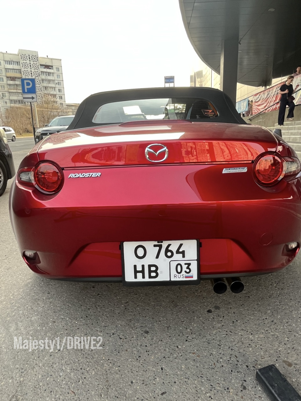 Рубрика Авто Бурятии вишнёвый Mazda MX-5 Roadster — DRIVE2