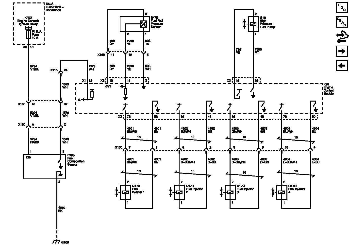 Электросхема январь 7.2. UMT scheme fuel Control.