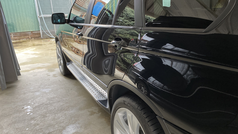 Покрытие кузова Е53 жидким полимером Grass — BMW X5 (E53), 3 л, 2004 ...