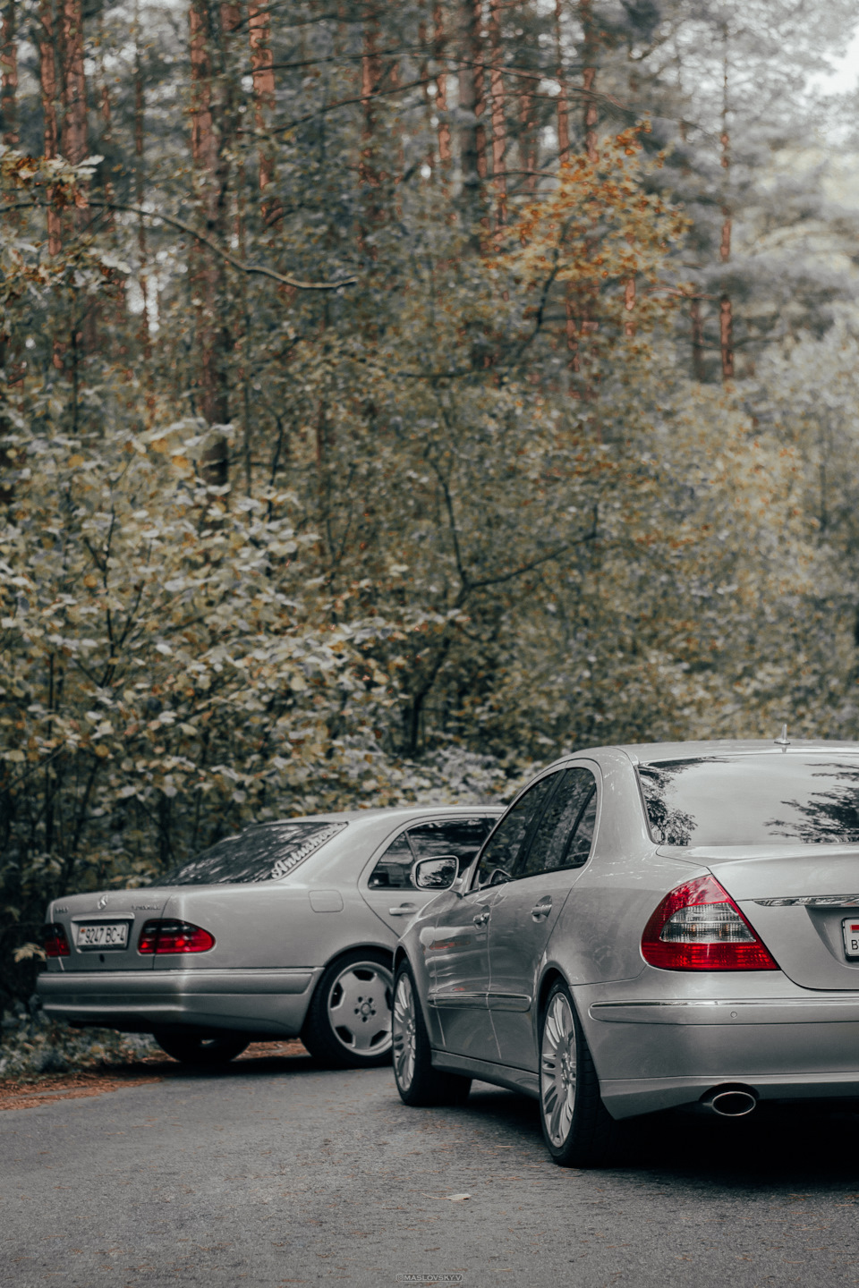 DUO.210/211. Отец и сын. — Mercedes-Benz E-class (W211), 3 л, 2007 года |  фотография | DRIVE2