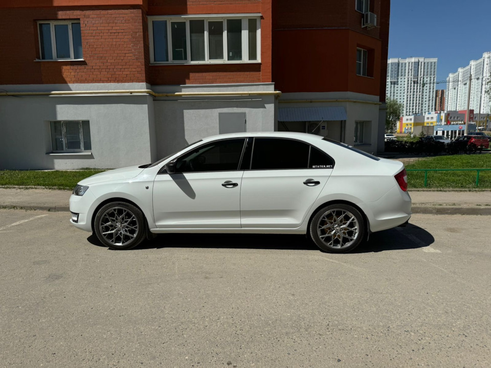 Занижение Шкода рапид — Skoda Rapid (1G), 1,6 л, 2017 года | тюнинг ...