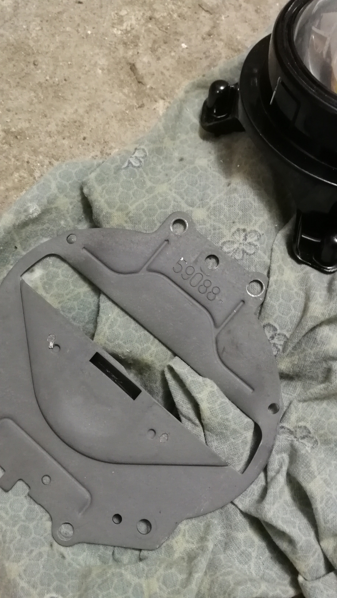 Ксенон плохо светит, фальгирлванный термосттйкий скотч, отражатель ...