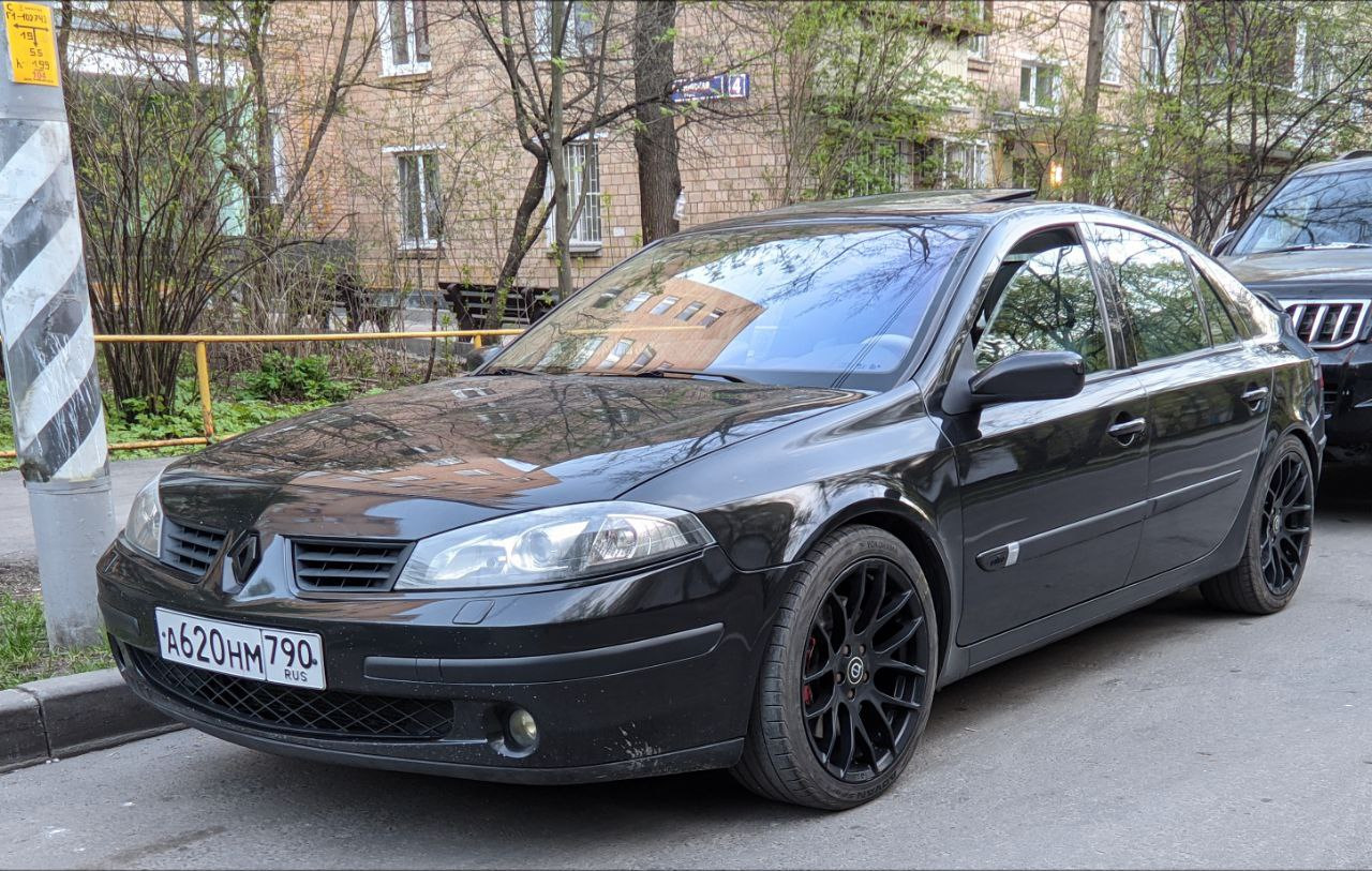 Переход с кованных 17х колес, на 18е тяжелое литье. — Renault Laguna II, 2  л, 2005 года | колёсные диски | DRIVE2