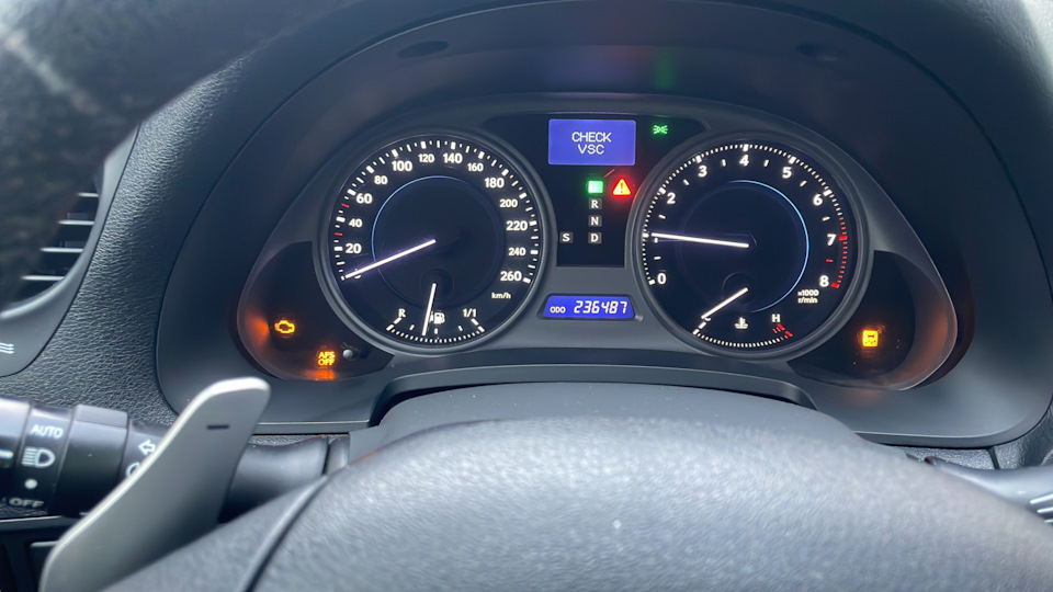 Чек vsc + стабилизация — Lexus IS II, 2,5 л, 2008 года | поломка | DRIVE2