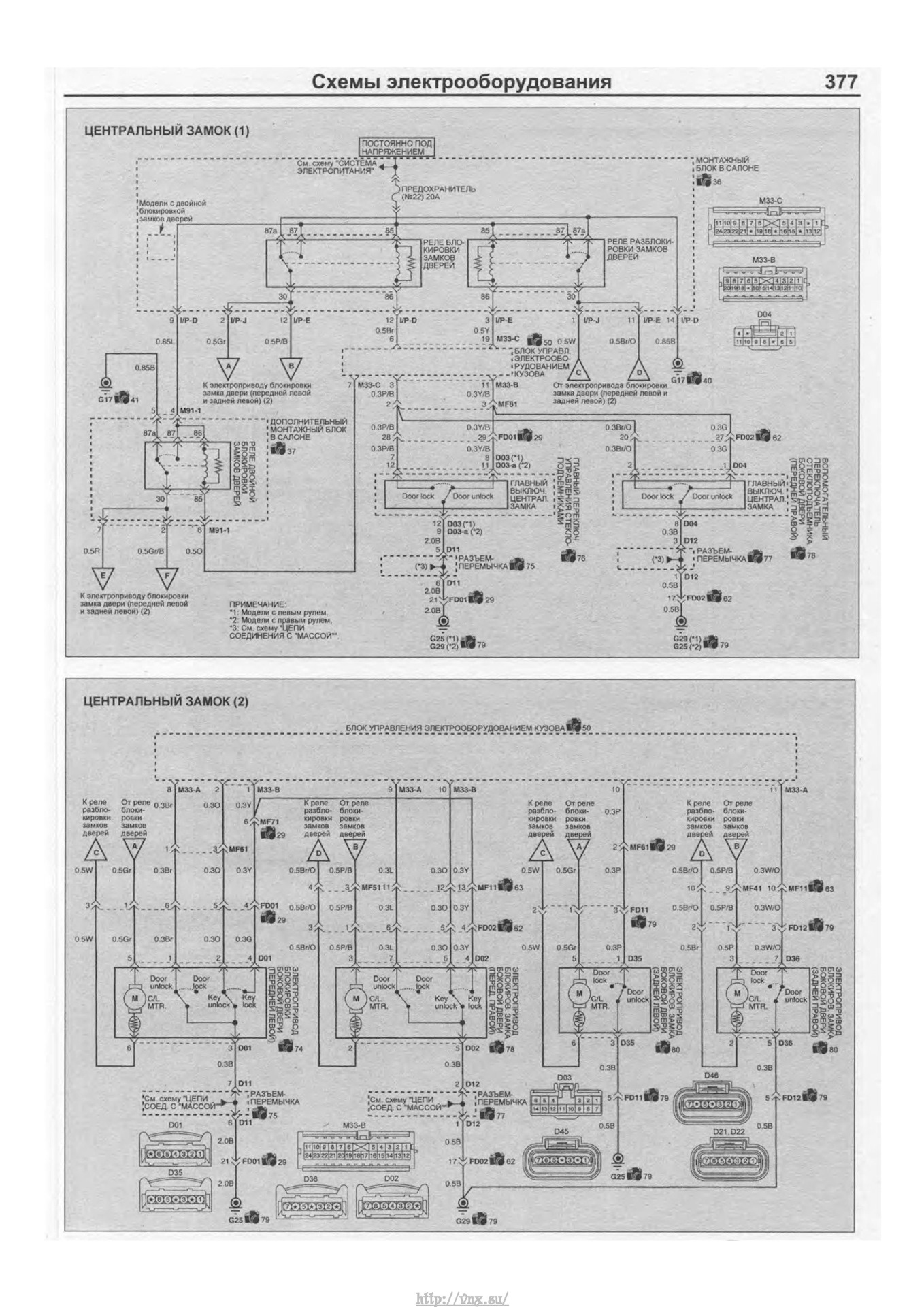 Схема центрального замка хендай акцент тагаз