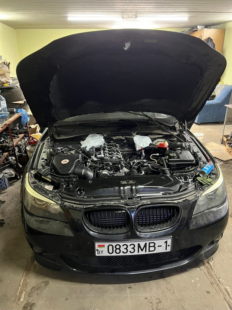 Установка тнвд Ford 6.7l r99, форсунки 5.0D первый запуск — BMW 5 series  (E60), 3 л, 2005 года | тюнинг | DRIVE2