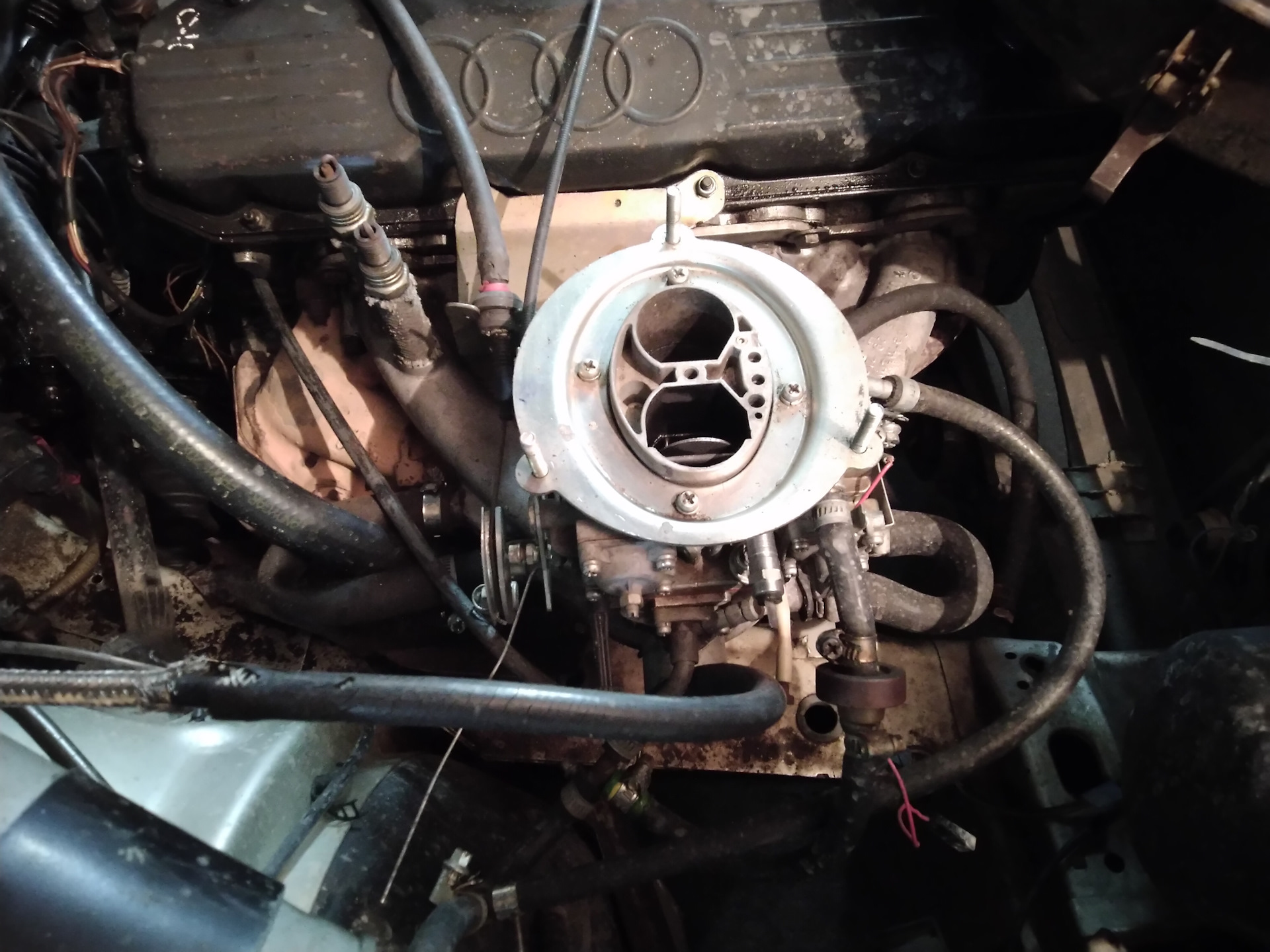 Купил кастрюлю. И клапан ХХ 45 жиклер. — Audi 100 (C4), 2,3 л, 1991 ...