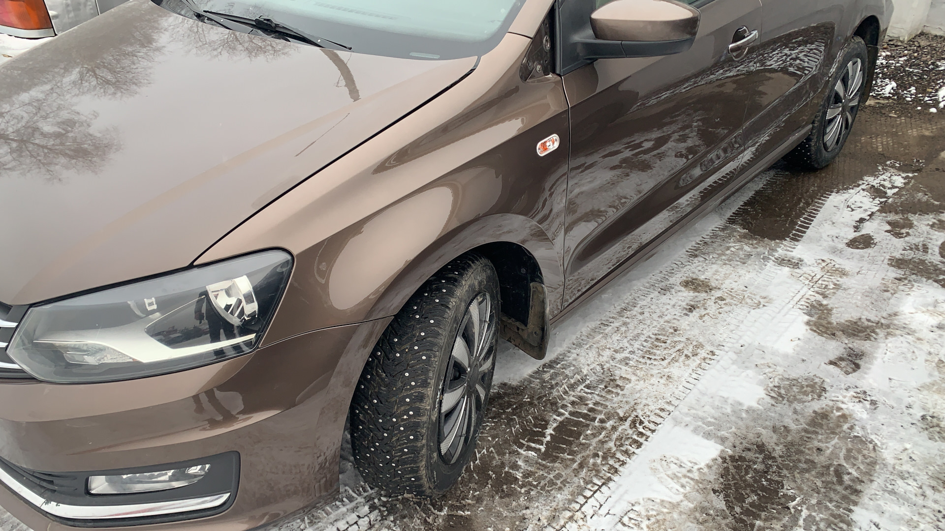 ДТП. Ремонт — Volkswagen Polo Sedan, 1,6 л, 2015 года | кузовной ремонт ...