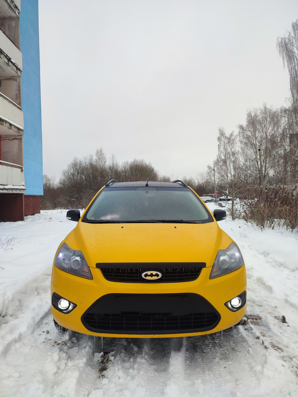 Туманки с озона (на скорую руку) — Ford Focus Wagon II, 1,6 л, 2008 ...