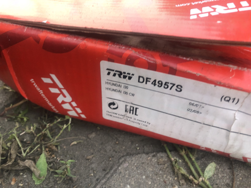 Заменил диски и колодки вкруг — KIA Ceed (2G), 1,6 л, 2016 года ...