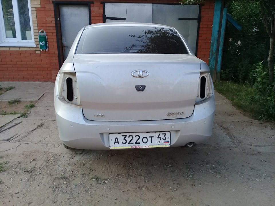 ДОРАБОТКА ЗАДНИХ ФОНАРЕЙ — Lada Гранта, 1,6 л, 2013 года | своими ...