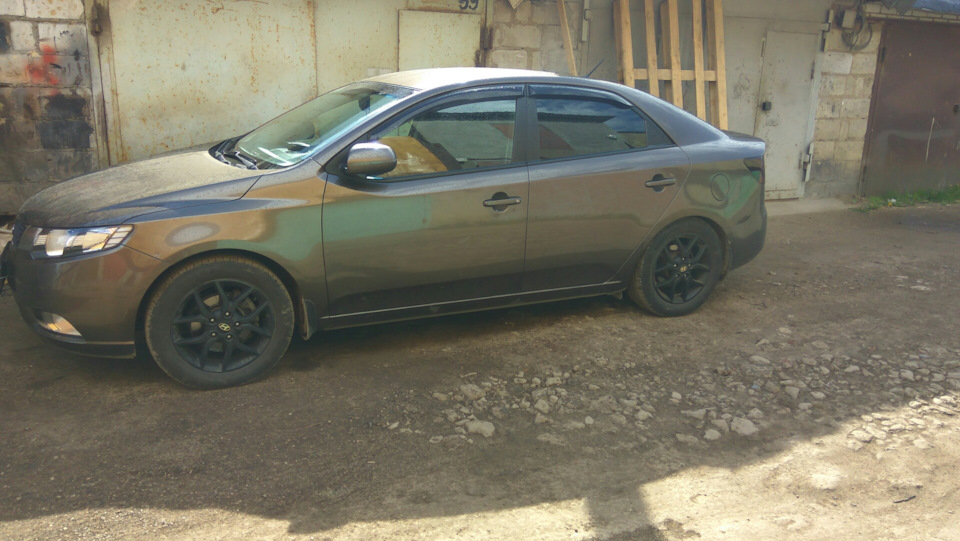 КолесЬя и небольшая, , прогулка, , — KIA Cerato (2G), 1,6 л, 2012 года ...