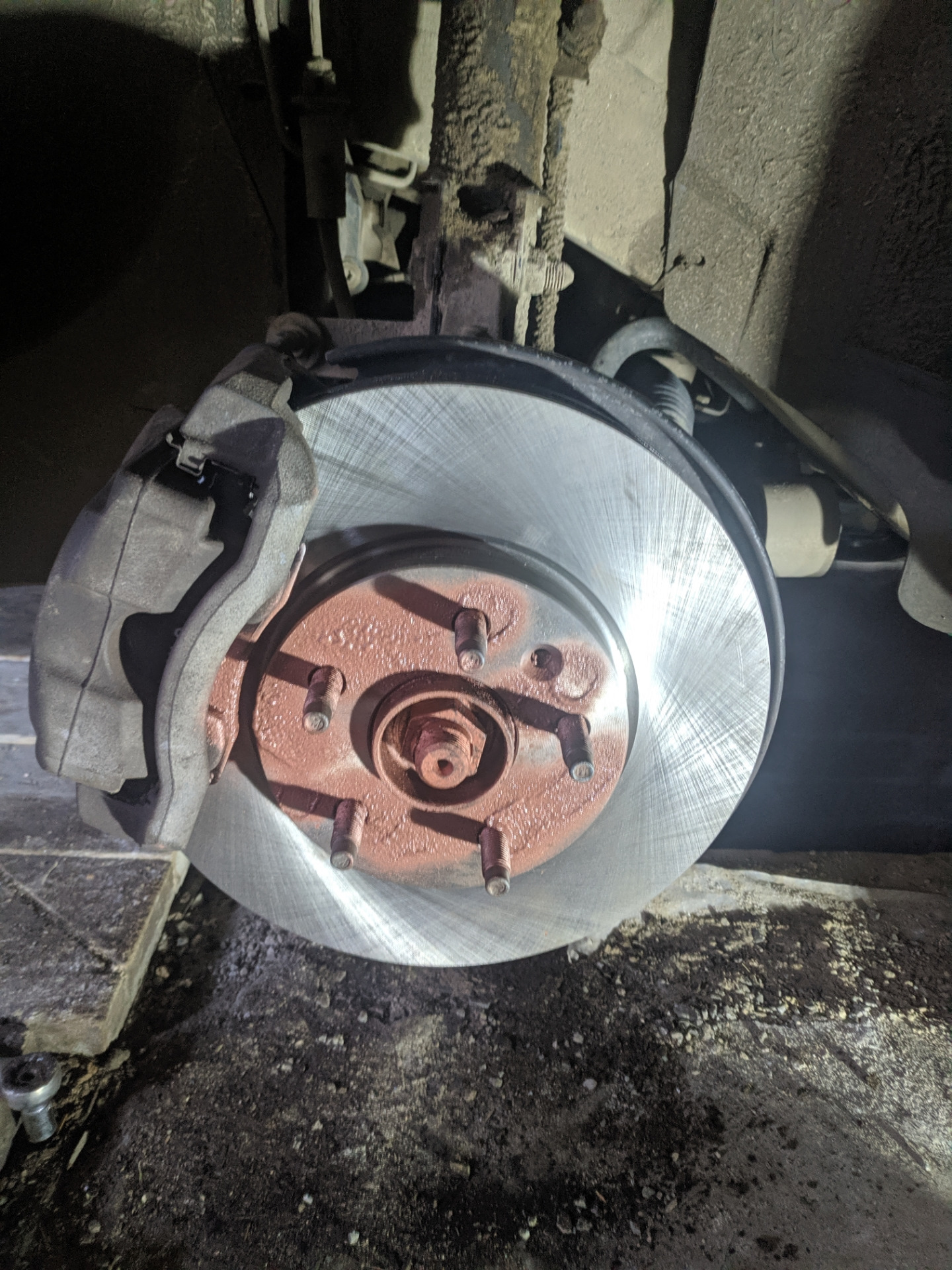 Поменял передние тормозные диски и колодки. — Opel Astra J, 1,4 л, 2011 ...