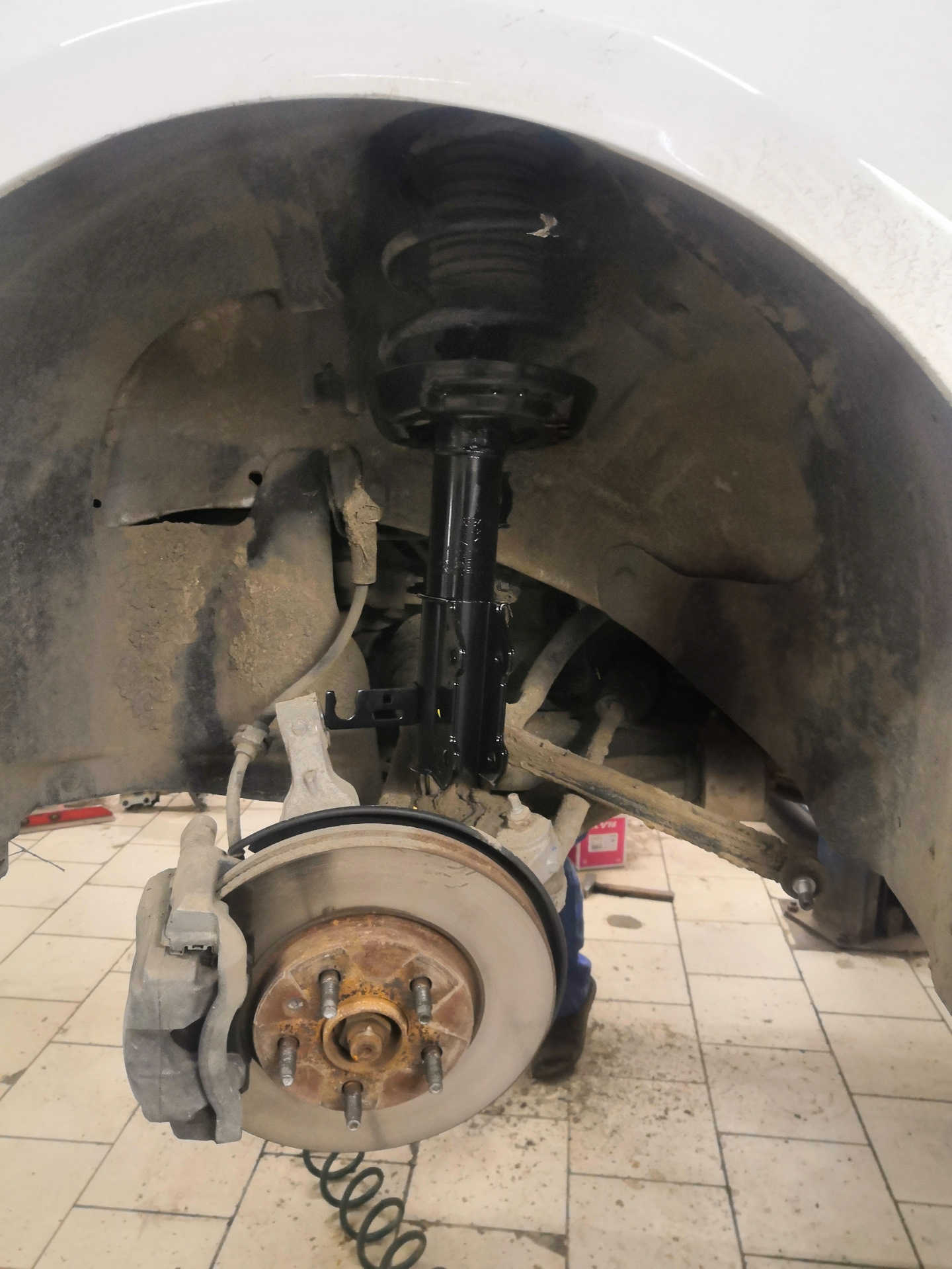 Замена передних стоек на Cruze - Chevrolet Cruze (1G), 1,8 л, 2012 года визит на
