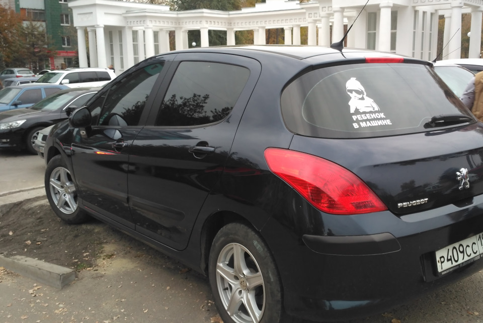 Поставил титановые диски R15 — Peugeot 308 (1G), 1,6 л, 2009 года ...