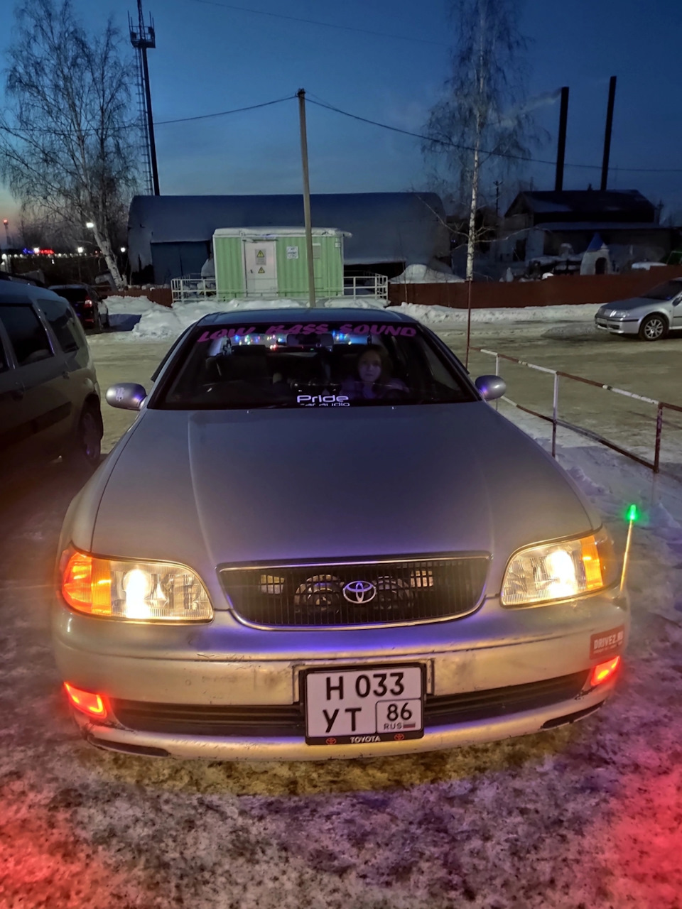 И снова подарок от любимой жены. — Toyota Aristo (I), 3 л, 1993 года |  аксессуары | DRIVE2