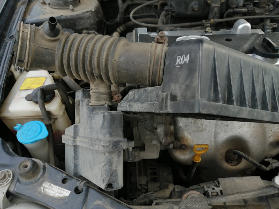 Резонатор воздушного фильтра Hyundai Accent — Hyundai Accent (2G), 1,5 ...