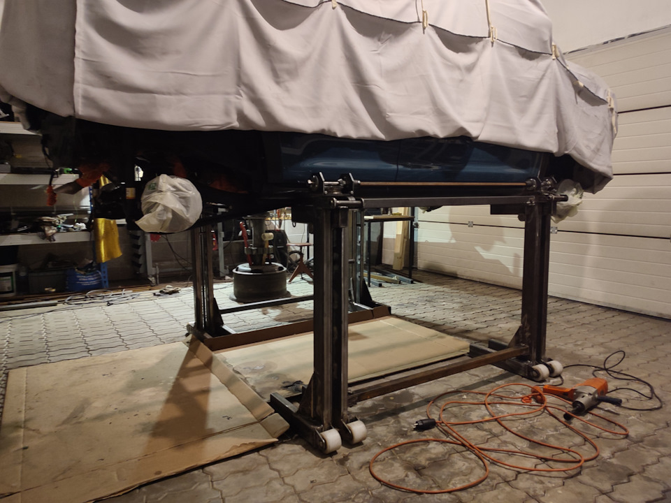 Автоподъемник в гараж (процесс изготовления) — Suzuki Hustler (2G), 0,7 ...