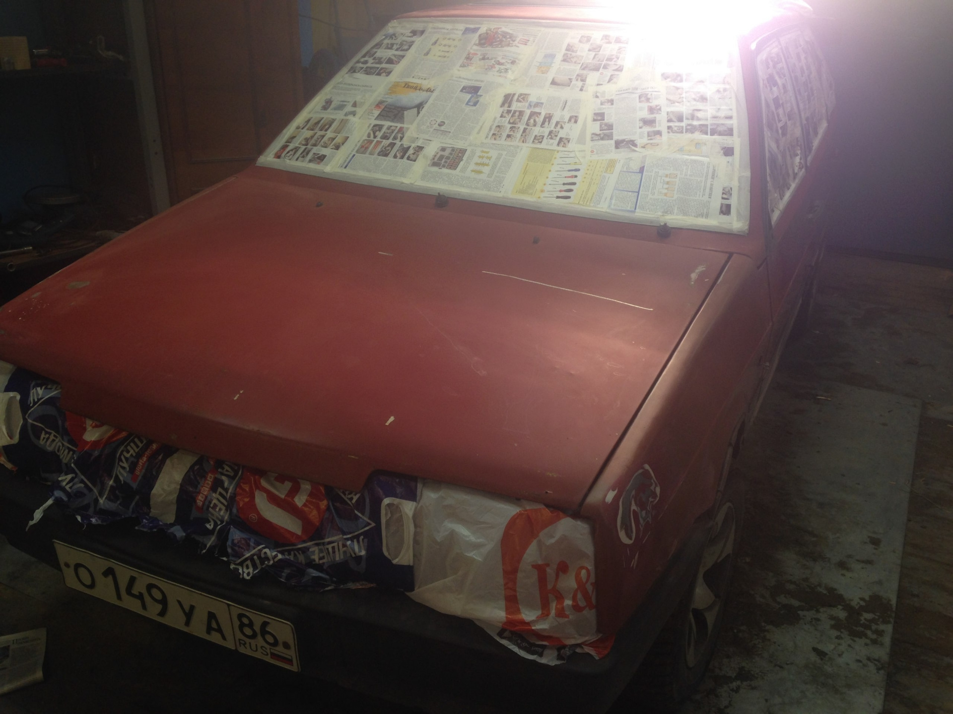 ВАЗ 2109, покраска краской для заборов — DRIVE2