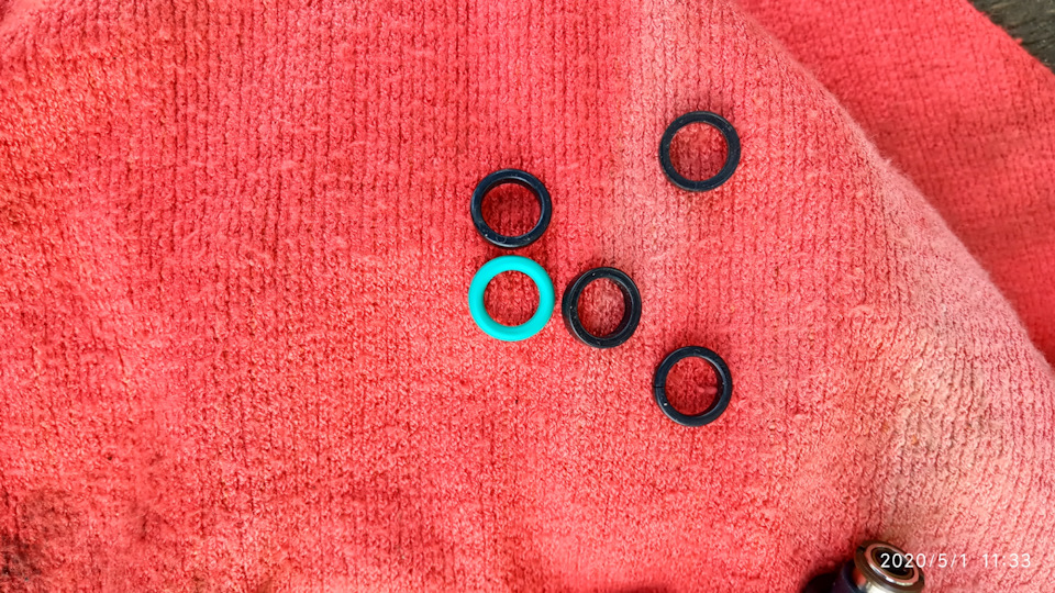 Замена уплотнительных колечек на форсунках. — Mitsubishi Outlander (1G ...