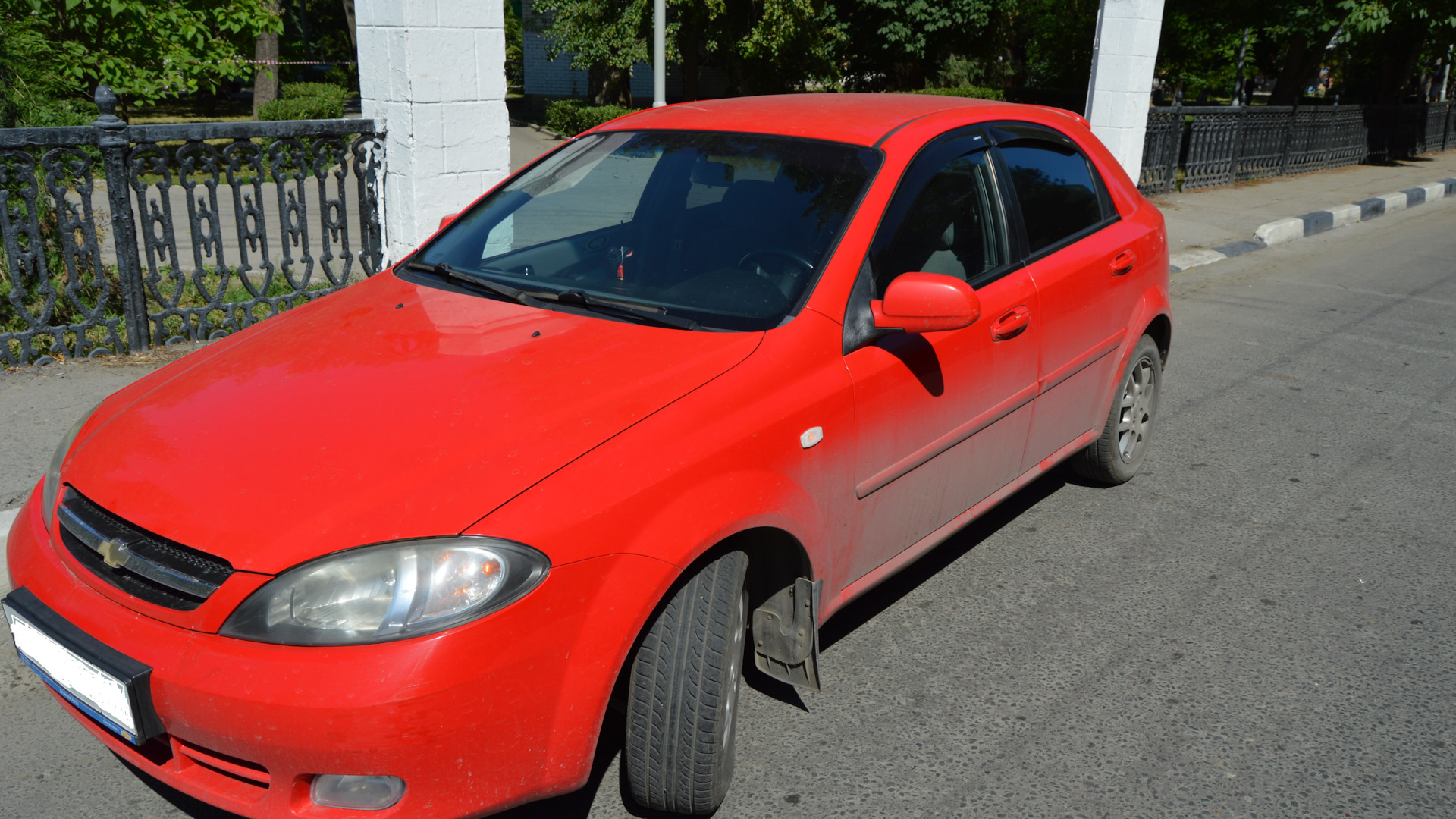 Chevrolet Lacetti 2007 красная