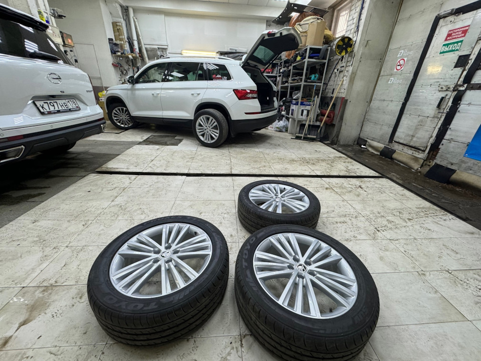 Диски R19 Sirius на Лето — Skoda Kodiaq (1G), 2 л, 2018 года | колёсные ...