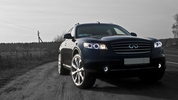 Infiniti fx35 зеленая