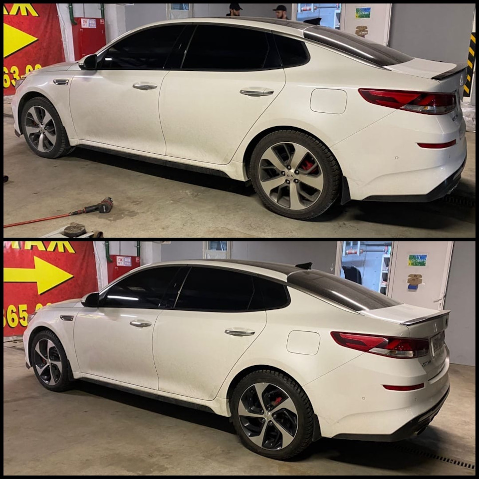 Диски от Kia Stinger в Optima — KIA Optima (4G), 2 л, 2019 года | колёсные  диски | DRIVE2