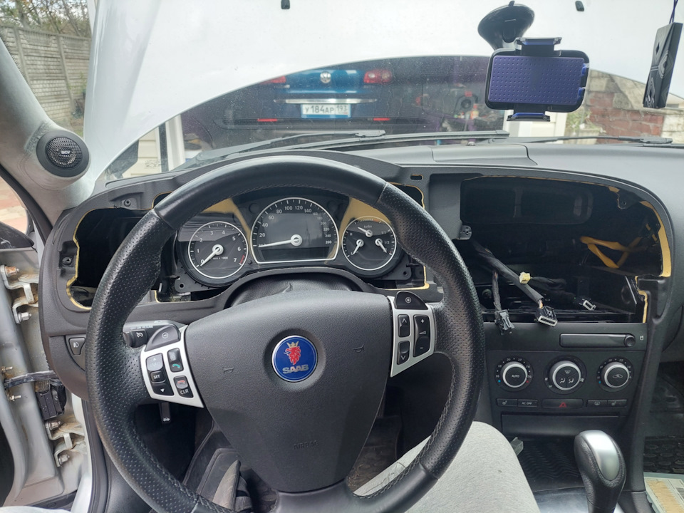 Стрелка спидометра или как снять приборную панель — Saab 9-3 (2G), 2 л ...