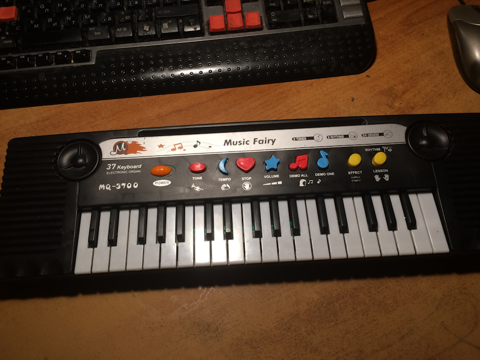 Детский синтезатор music fairy mq 3700, под аккумулятор — DRIVE2