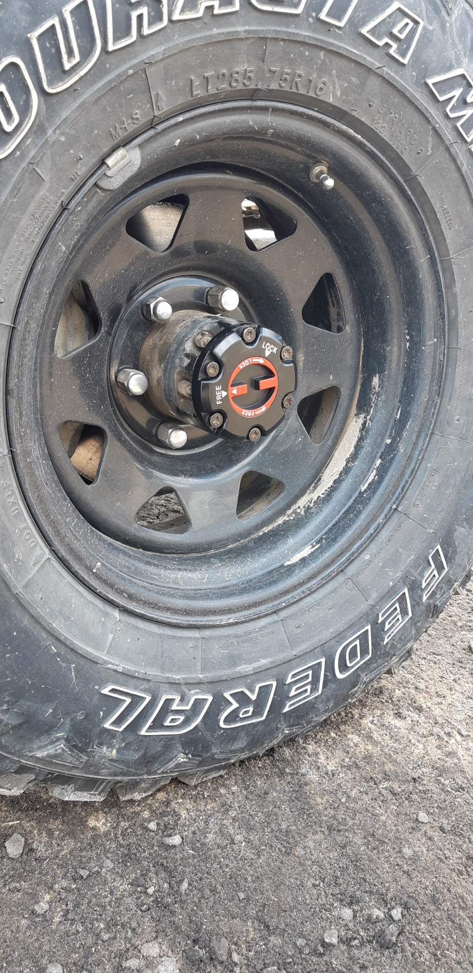 Механические крышки хабов — Toyota Land Cruiser Prado 70-series, 3 л ...