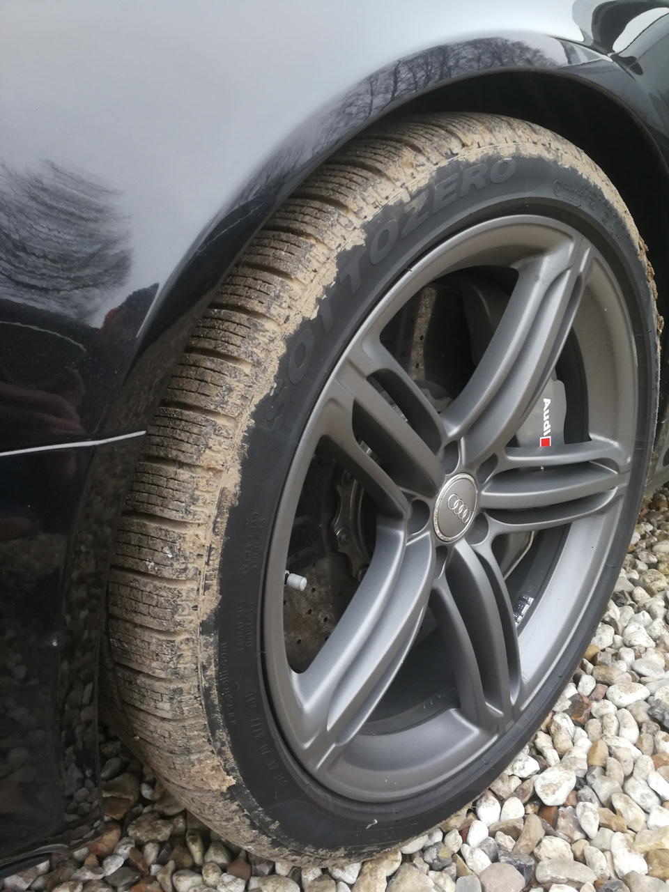 Наклейки на суппортах — Audi RS6 (C6), 5 л, 2009 года | другое | DRIVE2