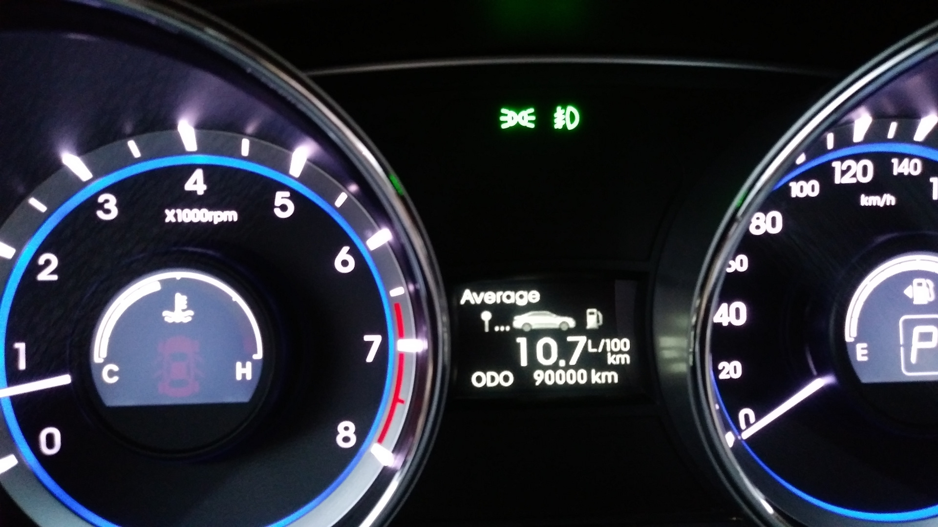 Машина проехала уже 90 000 км, как быстро летит время. — Hyundai Sonata ...