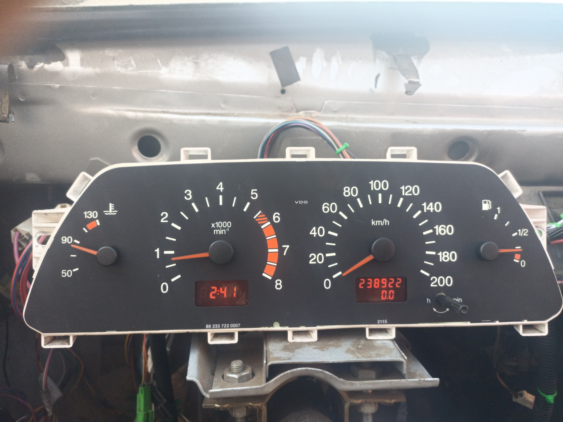 Пересвет приборной панели — Lada 2114, 1,6 л, 2007 года | своими руками ...