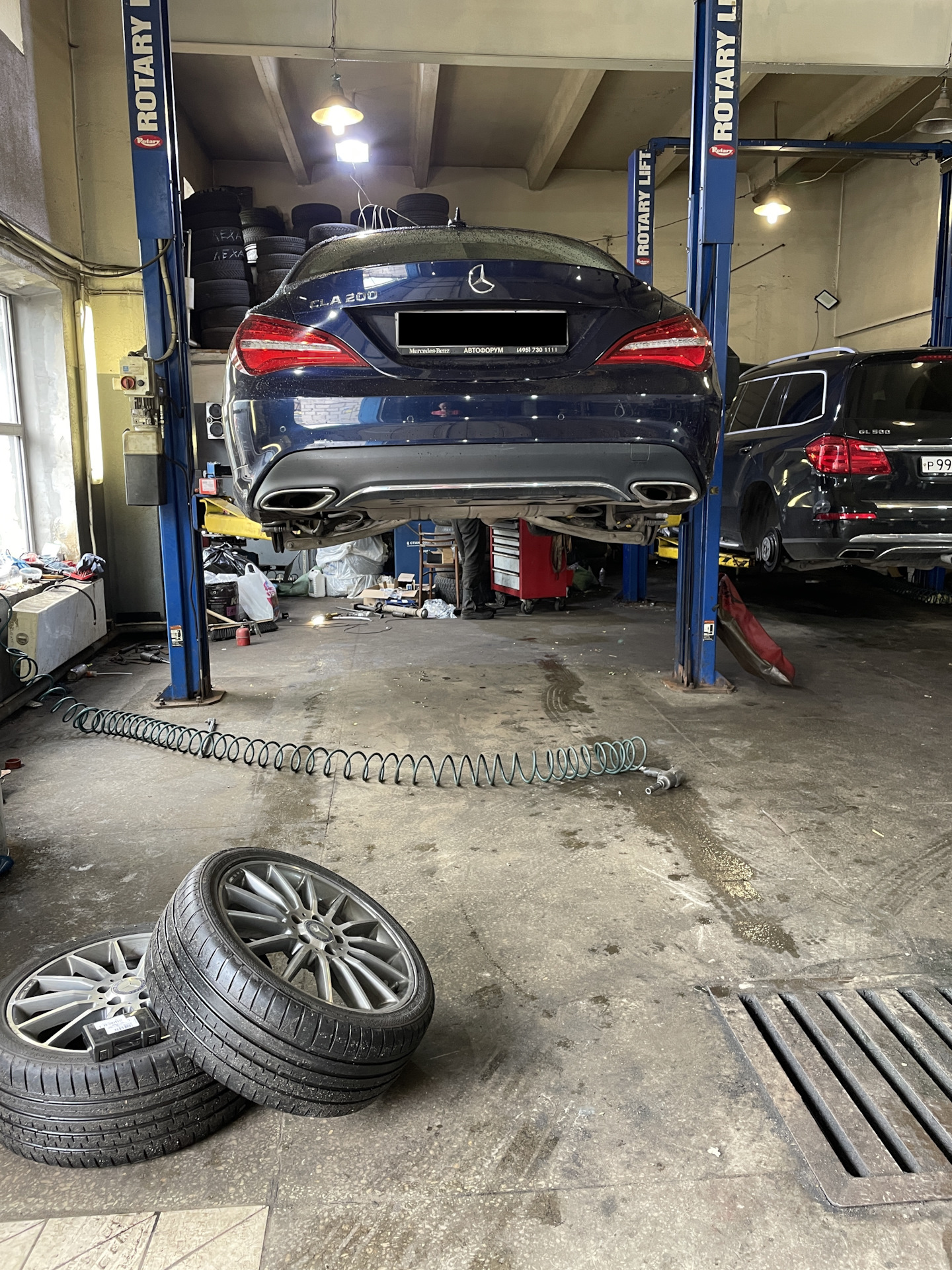 Замена зад колодок+замена датчика испарителя кондиционера+Секретки на ...