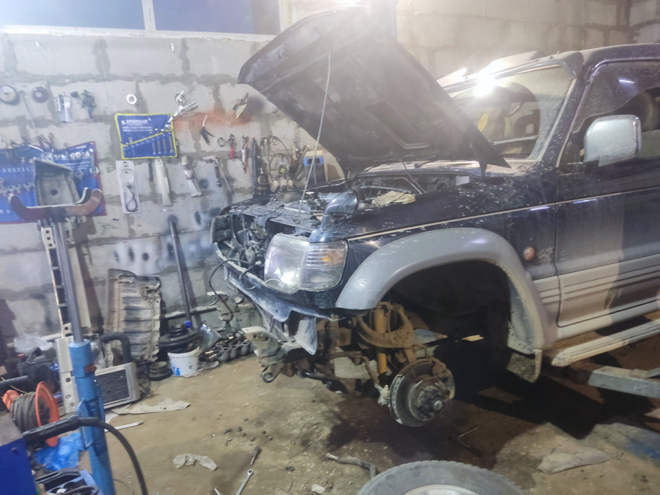 Боди лифт 40 мм. — Mitsubishi Pajero (2G), 2,8 л, 1995 года | просто ...